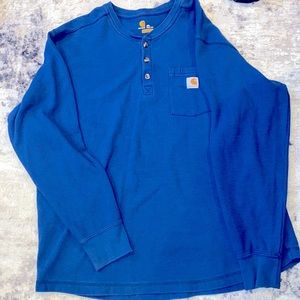 Men’s carhartt relaxed long sleeve thick shirt size 2XL